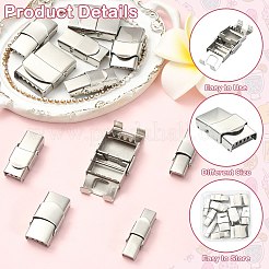 11 pz 11 stili di fermagli per cinturini per orologi in acciaio inossidabile&nbsp;STAS-CJ0003-41