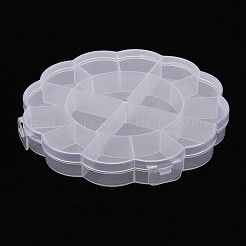 Sonnenblumenform transparente Aufbewahrungsbox aus Kunststoff&nbsp;LS-CON-YWC0003-01