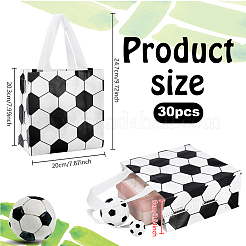 30 pz. Borsa in tessuto non tessuto con stampa di calcio e manico&nbsp;ABAG-PH0002-01B