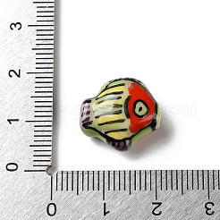 Фарфоровые бусины ручной работы PORC-Z006-04D