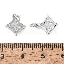 Anhänger aus klarem Zirkonia aus Messing&nbsp;XGRQ3K394-522P