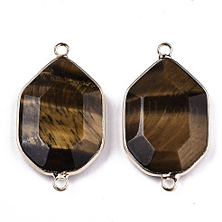 Соединители звеньев естественного глаза тигра&nbsp;G-T131-48G-01