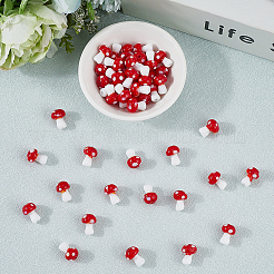 50 шт. нити бусин лэмпворк ручной работы в виде гриба&nbsp;LAMP-LT0001-06B