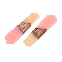 Подвески из смолы и ореха RESI-N025-020-B01