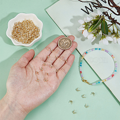 200 шт. латунные наконечники для бусин&nbsp;KK-DR0001-30B