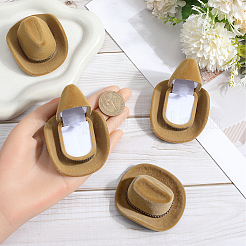 4 caja de terciopelo para sombreros de vaquero&nbsp;CON-SC0001-24