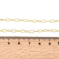 Collane con catena in ottone da 3 mm per donna&nbsp;NJEW-F366-01A