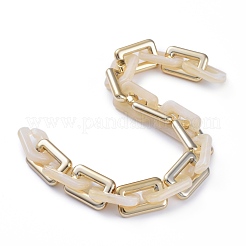 Catene a maglia boston in plastica ccb fatte a mano&nbsp;AJEW-JB00683-09