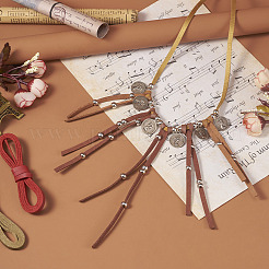 20 нитка 20 цвета плоский шнур из искусственной кожи WL-TA0001-01