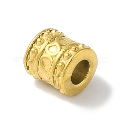 304ステンレススチールビーズ  無限の列  ゴールドカラー  8.5x8mm  穴：4mm&nbsp;STAS-Z058-03G-01