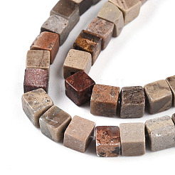 Натуральные бусины из аква терра яшмы G-T140-43B