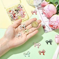 28 шт. 7-цветные бусины из сплава&nbsp;PALLOY-CJ0004-94