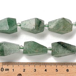 Природный зеленый бисер пряди клубники кварца G-NH0005-B10-01A