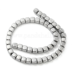 Гальванические нити из синтетических немагнитных гематитовых бусин G-Z032-F02-07P