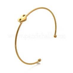 Браслеты-манжеты из нержавеющей стали 304&nbsp;LS-STAS-Z108-08G-01