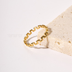 Элегантное минималистичное кольцо из нержавеющей стали 304 для женщин ES4834-2