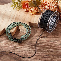Круглый вощеный шнур длиной 30 метр. DIY-WH0578-63