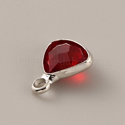 Граненые подвески стекла GLAA-WH0030-13P-01