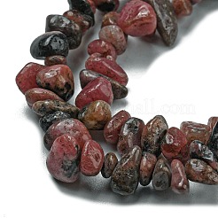 Натуральные родонитовые чипсы&nbsp;G-M205-24-01