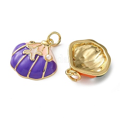 Латунные микропаве прозрачные подвески с фианитом&nbsp;KK-D221-22G