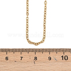 Унисекс повседневный стиль ожерелья из нержавеющей стали 304 в виде троса STAS-O037-45G