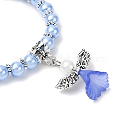 Прекрасном свадебном платье ангела браслеты для детей&nbsp;BJEW-JB00727-01