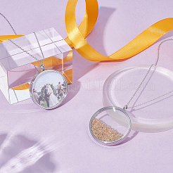 2 шт. подвеска-медальон из нержавеющей стали 304&nbsp;STAS-UN0064-12P