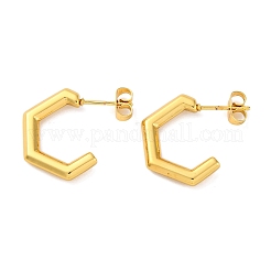 Boucles d'oreilles à tige en acier inoxydable 304 pour femmes&nbsp;EJEW-L296-033G-01