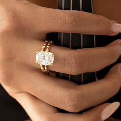 Элегантные овальные кольца для помолвки с серебряным цирконием S925 QX1458-4