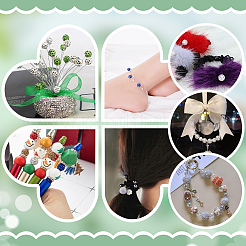 100 шт. бусины из полимерной глины со стразами&nbsp;RB-PH0001-43A