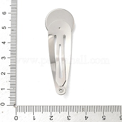 Защелка для заколки для волос из нержавеющей стали 304&nbsp;STAS-B126-01C-P