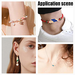 30 шт. 5 цвета религиозные эмалевые соединительные подвески из сплава FIND-GO0001-62