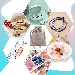 24 шт. мешковина упаковочные мешки мешки с завязками ABAG-BBC0001-07A