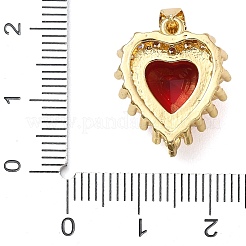 Стеклянные подвески из латуни с покрытием стойки KK-D535-03G