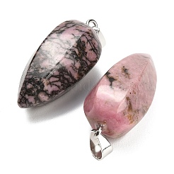 Colgantes naturales rhodonite&nbsp;GG-K002-16I