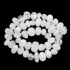 天然石クオーツクリスタルビーズ連売り  水晶  ナゲット  タンブルストーン  9~15x9~15x5~9mm  穴：0.8mm  約49個/連  15.35''（39センチメートル）&nbsp;GG-CBACF26-A01-01