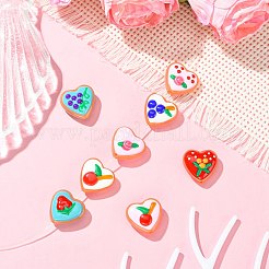 9 шт. 9-х цветные стеклянные бусины LAMP-CJ0002-45