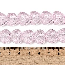 Прозрачные стеклянные бусины GLAA-H038-01I