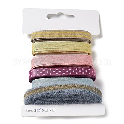 18 Yard 6-Farben-Polyesterband&nbsp;SRIB-C001-B07