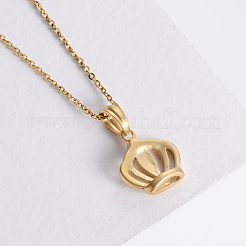 Ожерелья из нержавеющей стали в винтажном стиле с подвеской в виде короны SF4689