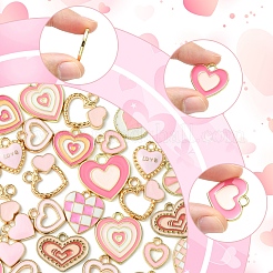 36шт 13 стиля сплава эмалевые подвески&nbsp;ENAM-FS0002-17