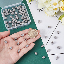 80 шт. 4 стиля бусин из нержавеющей стали 304 STAS-UN0063-69