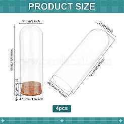 Стеклянный купол&nbsp;DJEW-WH0099-04A