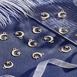 Подвески со стразами из сплава 46 шт.&nbsp;FIND-LP0001-90G