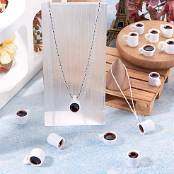 24шт 6 стиля смоляной кукольный домик миниатюрный кофе DIY-TA0012-81