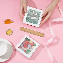 Квадратная складная креативная картонная коробка CON-WH0086-15A