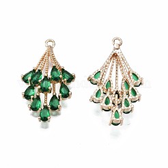 Латунные микро проложить кубического циркония подвески&nbsp;KK-R111-006-A01