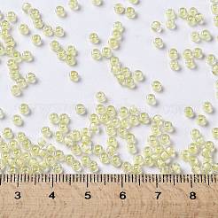 トーホー 8/0ラウンドビーズ  日本製シードビーズ  （内側182)色光沢クリスタルソフトイエロー  8/0  3mm  穴：1mm  約222個/10g&nbsp;X-SEED-TR08-0182