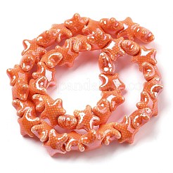 Фарфоровые бусины ручной работы PORC-Q002-03K