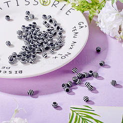 Полосатый бисера смолы RESI-TAG0001-01